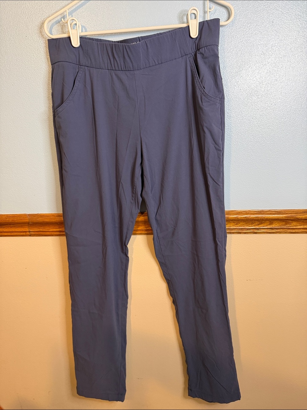 Columbia Women's Omni-Shield Slate Blue Muted Grey Blue Hiking Pants Size Large